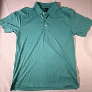 Men’s Page & Tuttle Teal Polo Shirt  Size Medium
